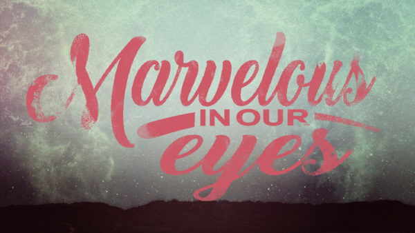 Marvelous In Our Eyes Image